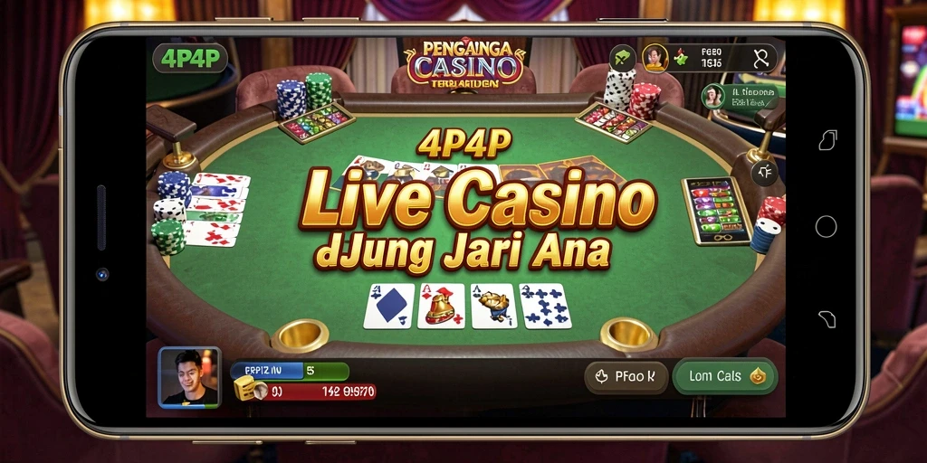 Tampilan gameplay langsung yang menarik dan interaktif di 4P4P.
