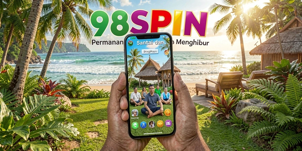 Screenshot utama 98SPIN menampilkan aksi gameplay yang seru dan menghibur.