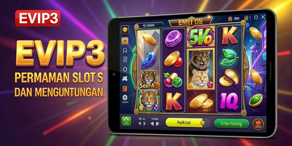 Tampilan gameplay yang menarik dan penuh warna di EVIP3.