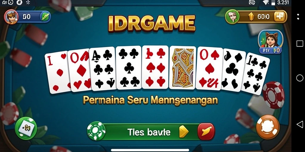 Tampilan gameplay seru dan penuh tantangan di IDRGAME.