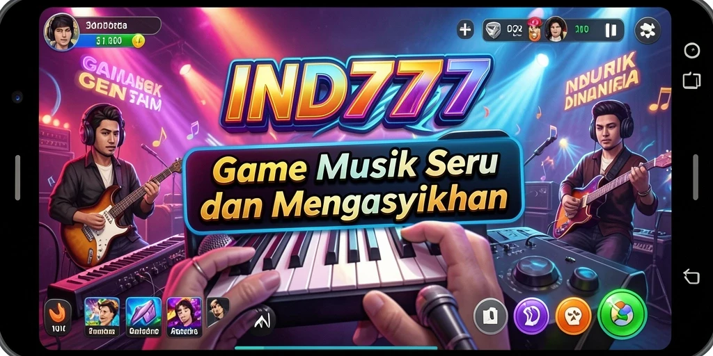Screenshot gameplay IND777 saat pemain menikmati tantangan musik.