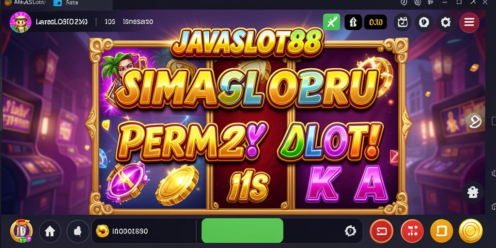 Screenshot utama menunjukkan gameplay menegangkan dari JAVASLOT88.