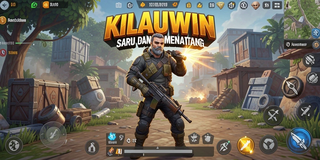 Gameplay seru KILAUWIN dalam pertempuran Battle Royale.