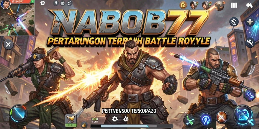 Tampilan gameplay menegangkan dengan pertarungan strategi di NABOB77.