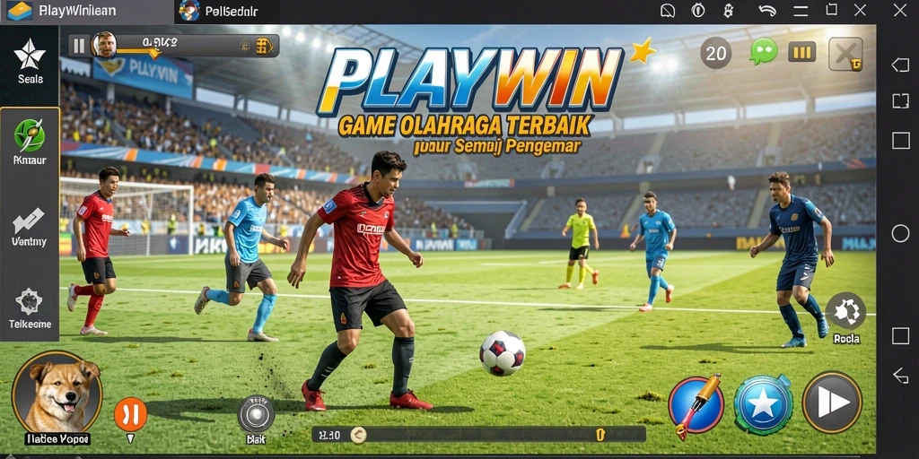 Tampilan utama gameplay PLAYWIN yang menarik dan kompetitif.