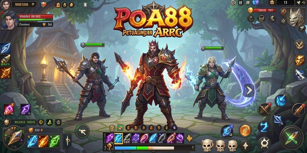 Gameplay seru dalam dunia petualangan ARPG POA88.