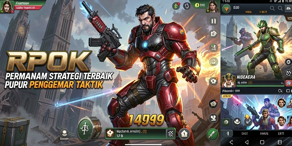 Screenshot gameplay RPOK menunjukkan serangan taktis yang menegangkan.