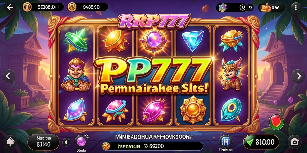 Screenshot RPRP777 menampilkan gameplay slot yang seru dan menarik.