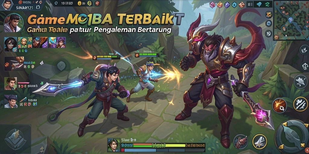 Tampak seru, gameplay MOBA yang menegangkan di SINAR123.