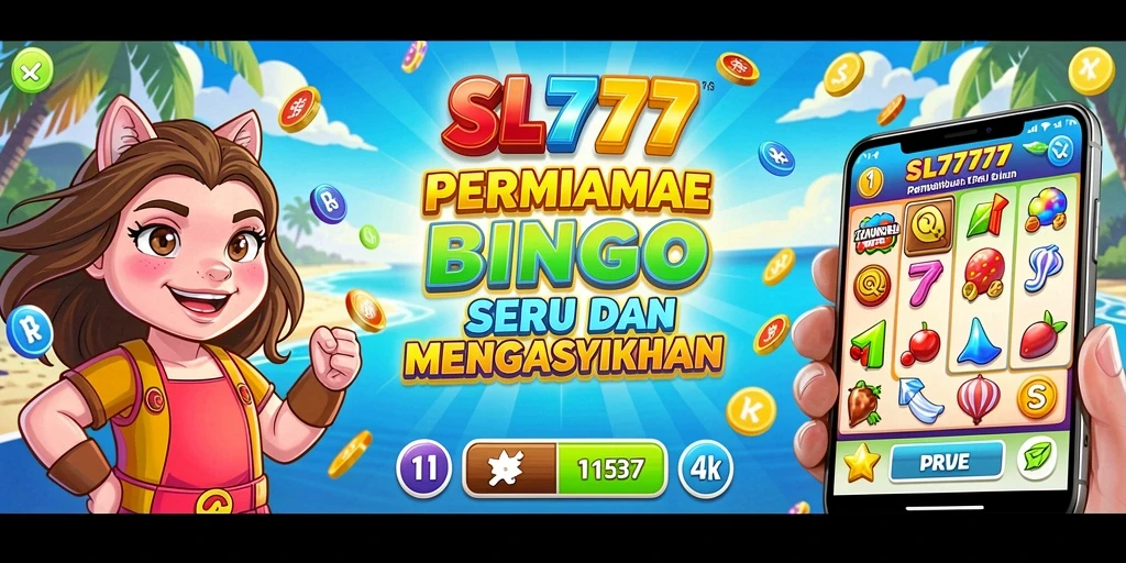 Tampilan gameplay SL777 dengan suasana bingo yang menyenangkan.