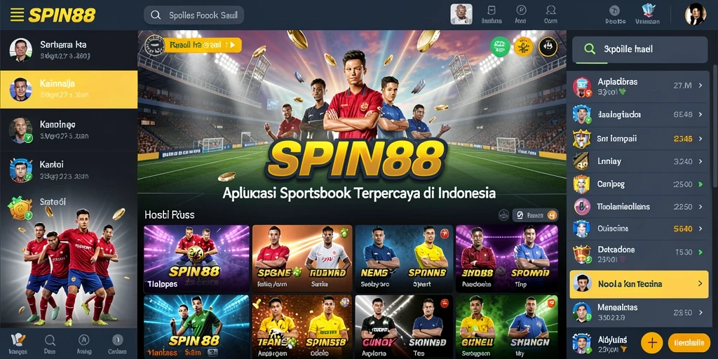 Tampilan gameplay SPIN88 yang menarik dan interaktif.