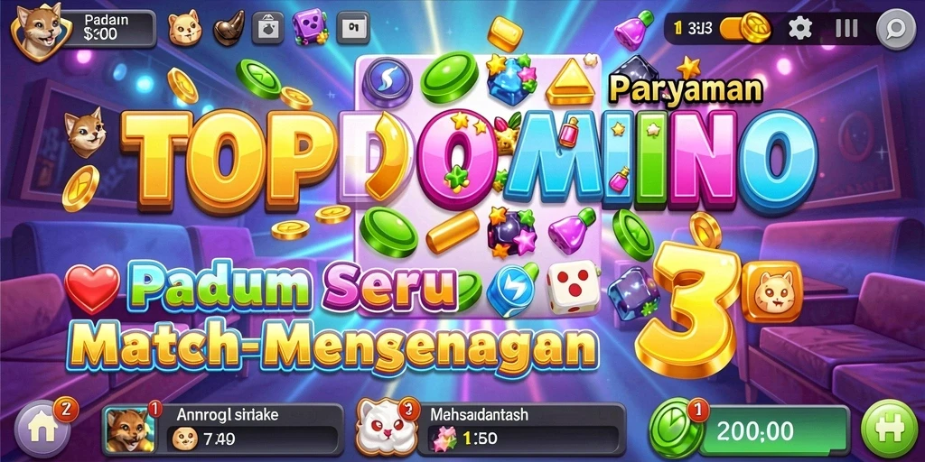 Pandangan menarik dari gameplay seru di TOPDOMINO.
