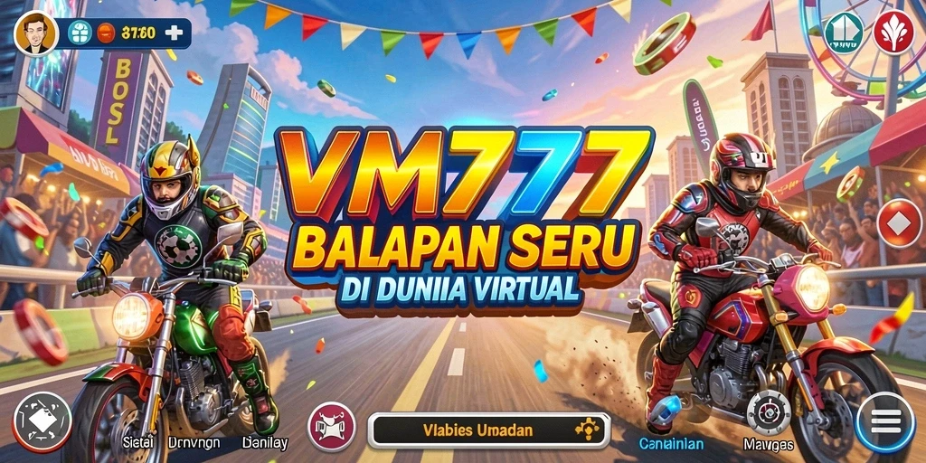 Screenshot VM777 menampilkan aksi balapan yang mendebarkan dan grafis menawan.