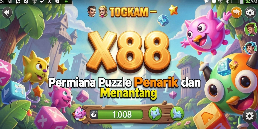 Tangkapan layar gameplay X88 dengan puzzle yang menantang.