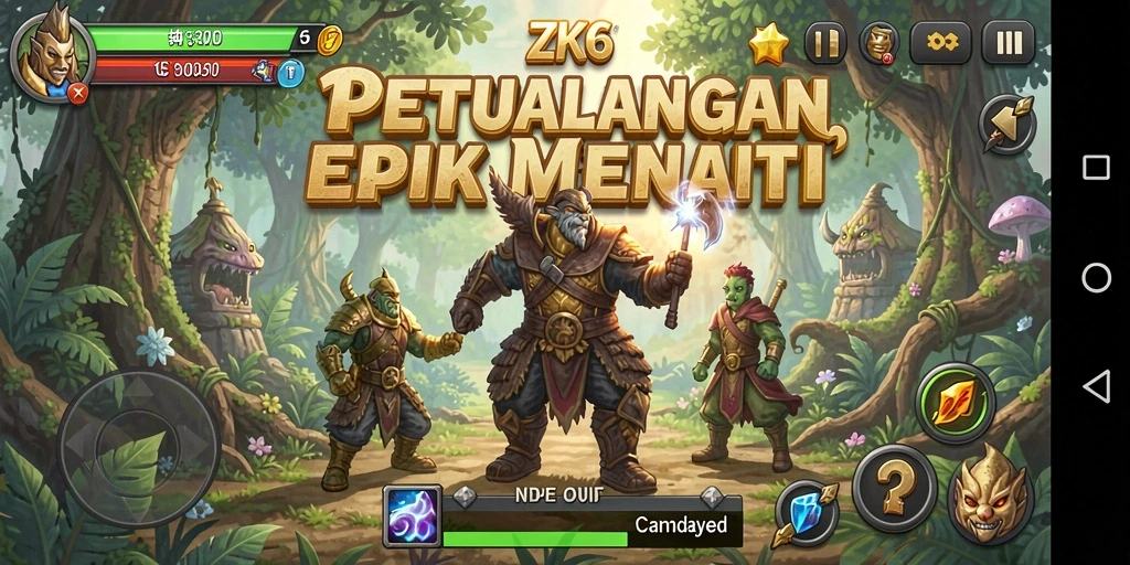 Gameplay menarik ZK6 dengan berbagai tantangan petualangan.